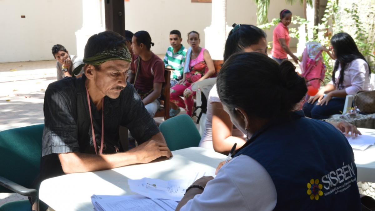 Jornada de sisbenización y documentos de identidad se toma el San Juan de Dios