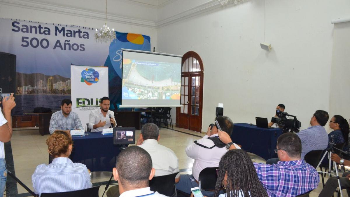 Proyectos del Malecón de la Bahía y El Rodadero han sido socializados a 3 mil ciudadanos