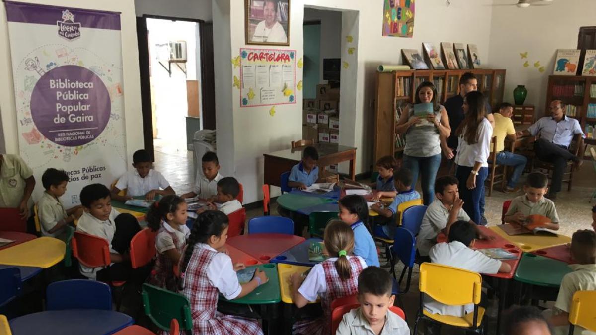 Distrito aumenta en los niños el interés por la lectura