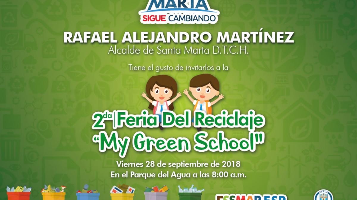 Distrito incentiva el reciclaje en colegios con la feria “My Green School”