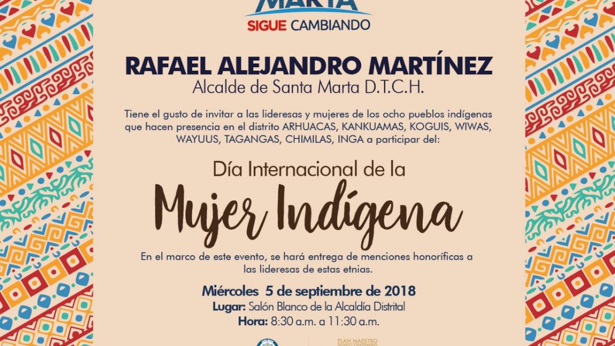 Alcaldía conmemora Día Internacional de la Mujer Indígena con homenaje a lideresas