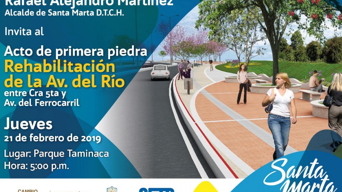 Inicia la rehabilitación de la avenida del Río