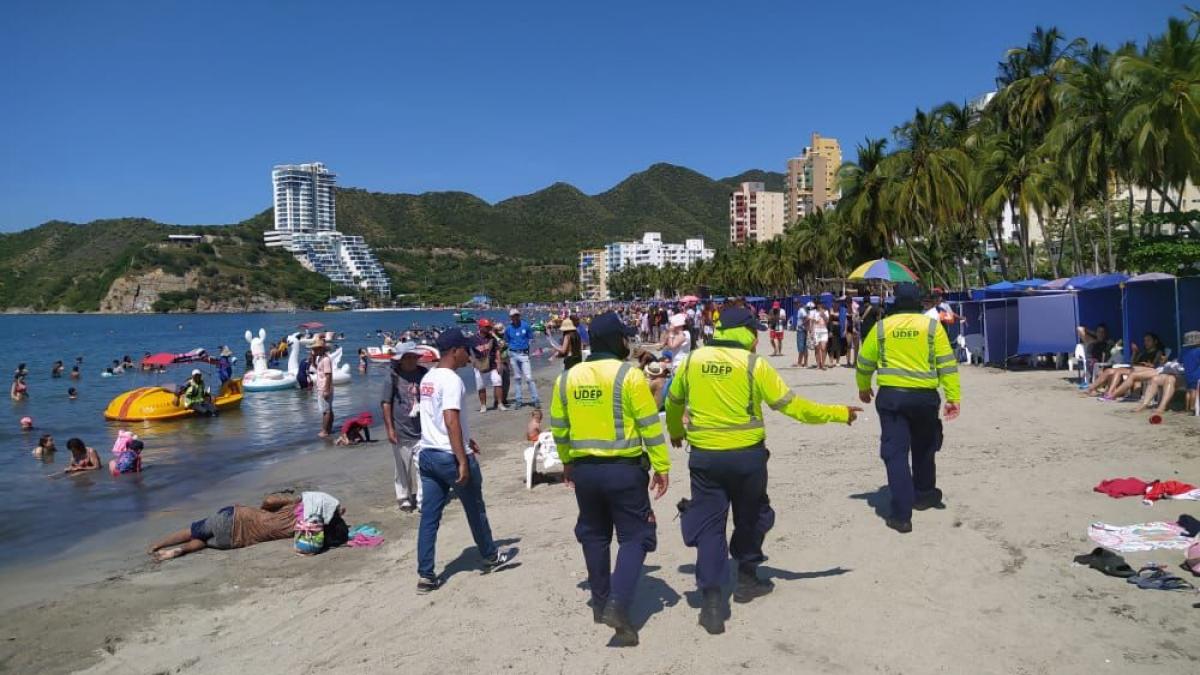 La Alcaldía Distrital lidera operativos de control al espacio público en El Rodadero