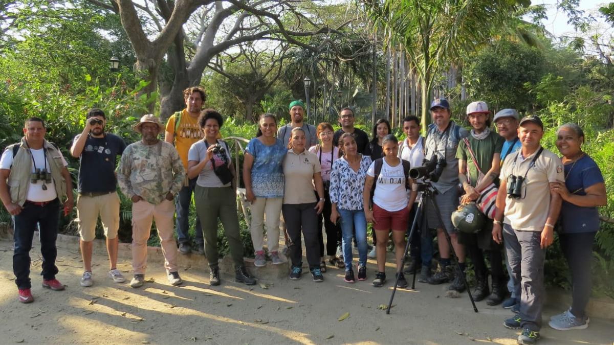 Espectáculo de aves exóticas en la Quinta de San Pedro Alejandrino