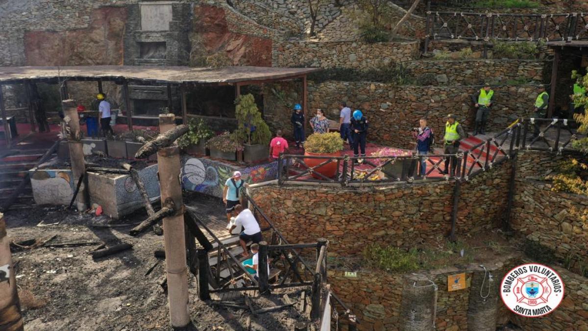 Alcaldía del Cambio realiza inspección para identificar causas del incendio del Hotel Jaba Nibue en Taganga