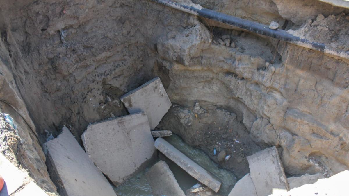 Ogricc inspeccionó hundimiento en Villas de Alejandría
