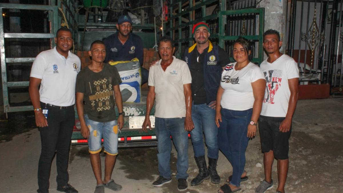 Dos familias afectadas por deslizamientos en Nacho Vives, recibieron insumos del Banco de Ayuda del Distrito
