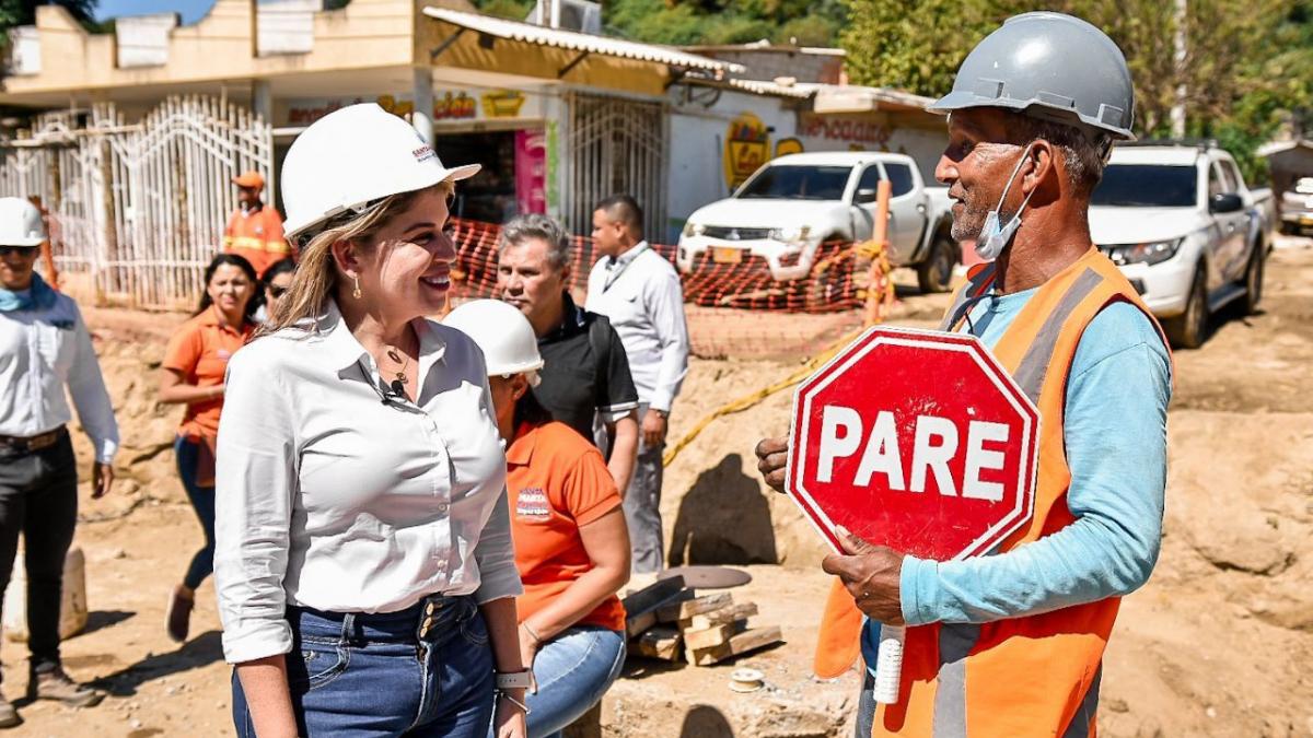 Timayuí ya cuenta con 610 m2 de vía pavimentada y 32% de avance