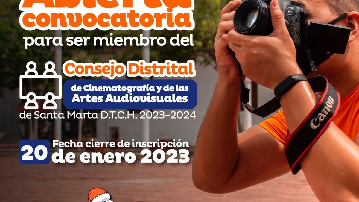 Abierta convocatoria para ser miembro del Consejo Distrital de Cinematografía y de las Artes Audiovisuales 2023-2024
