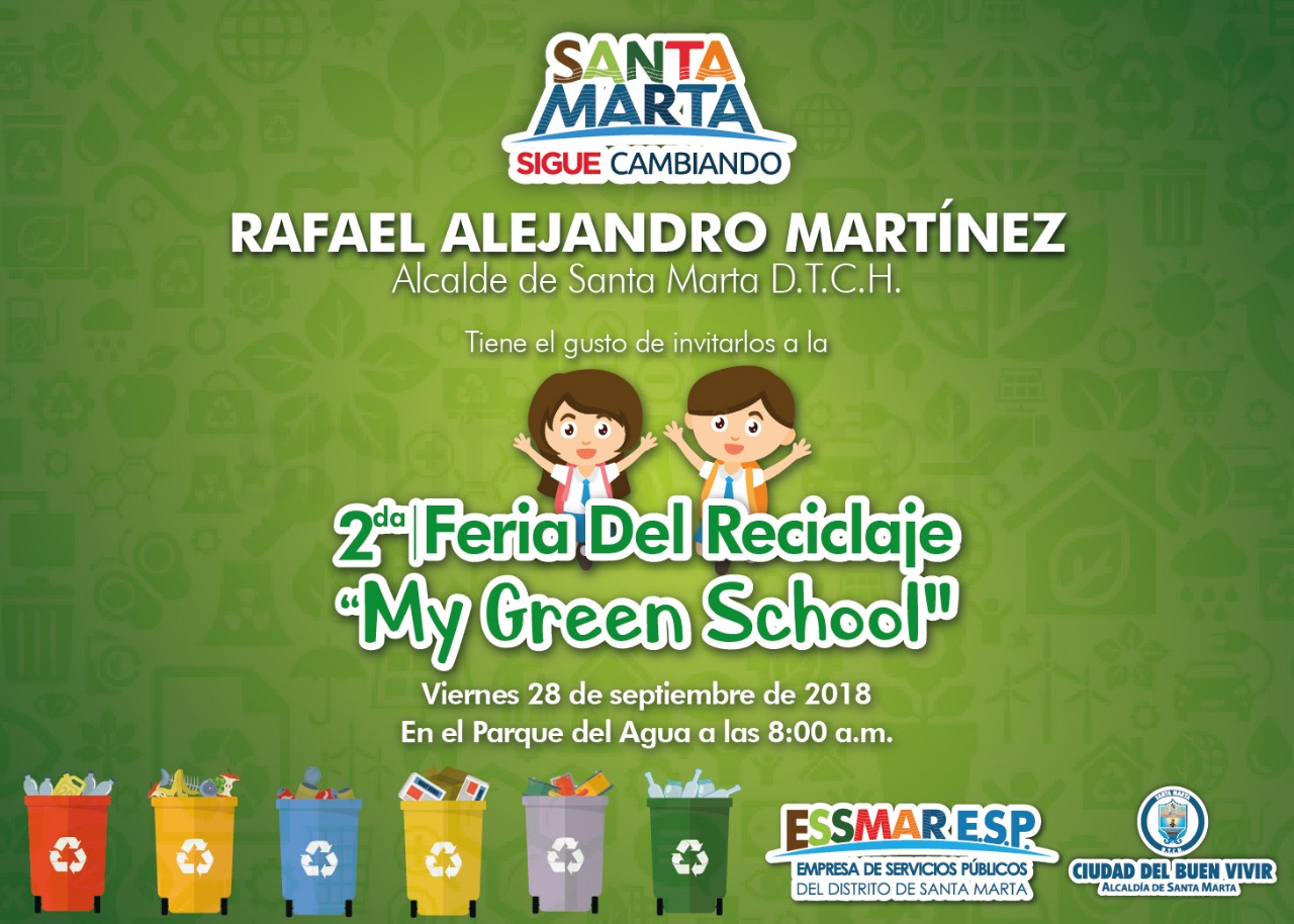 Distrito incentiva el reciclaje en colegios con la feria “My Green School”