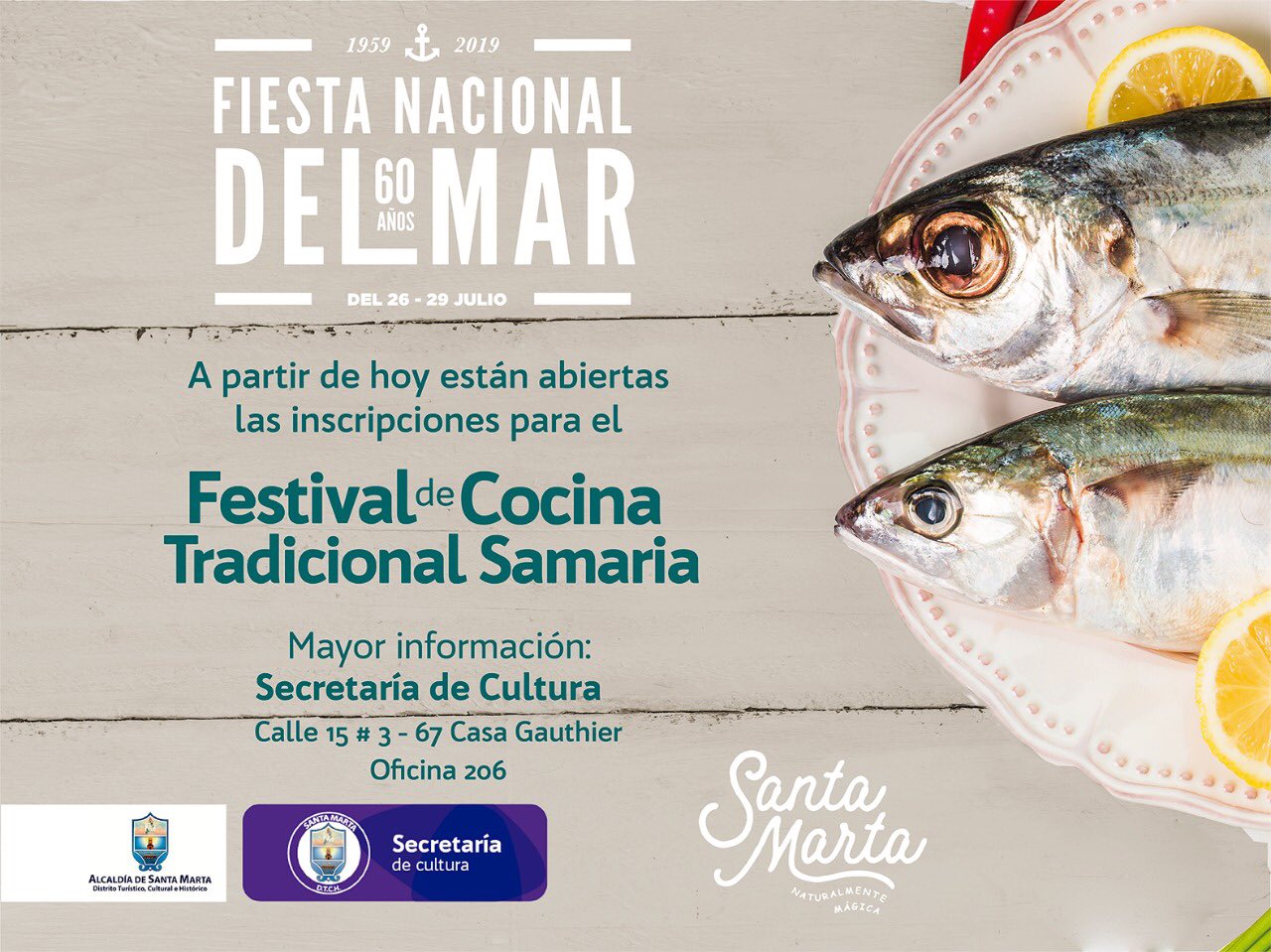 Disponible formulario de inscripción del Festival de Cocina Tradicional Samaria