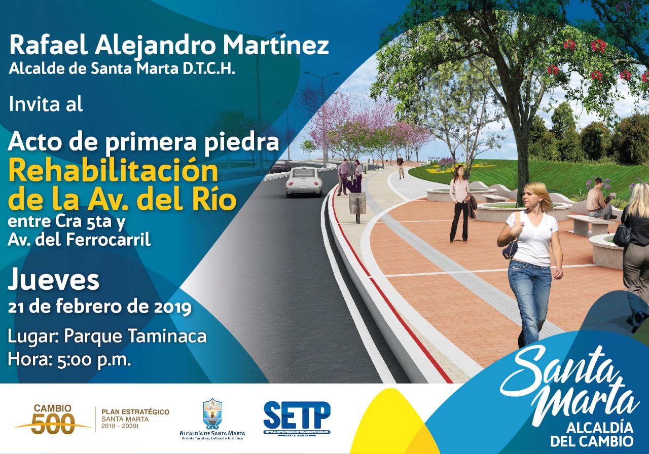 Inicia la rehabilitación de la avenida del Río