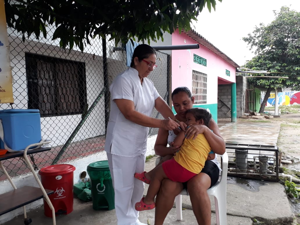 Distrito adelantó jornada de vacunación contra la influenza