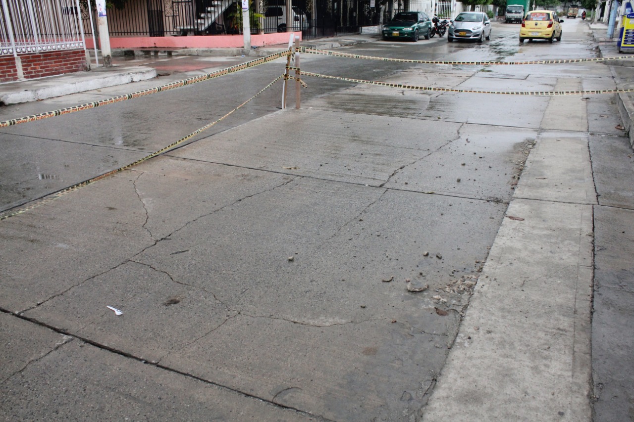 Alcaldía inspeccionó el escenario de riesgo en la urbanización de Villa Alejandría Alcaldía inspeccionó el escenario de riesgo en la urbanización de Villa Alejandría