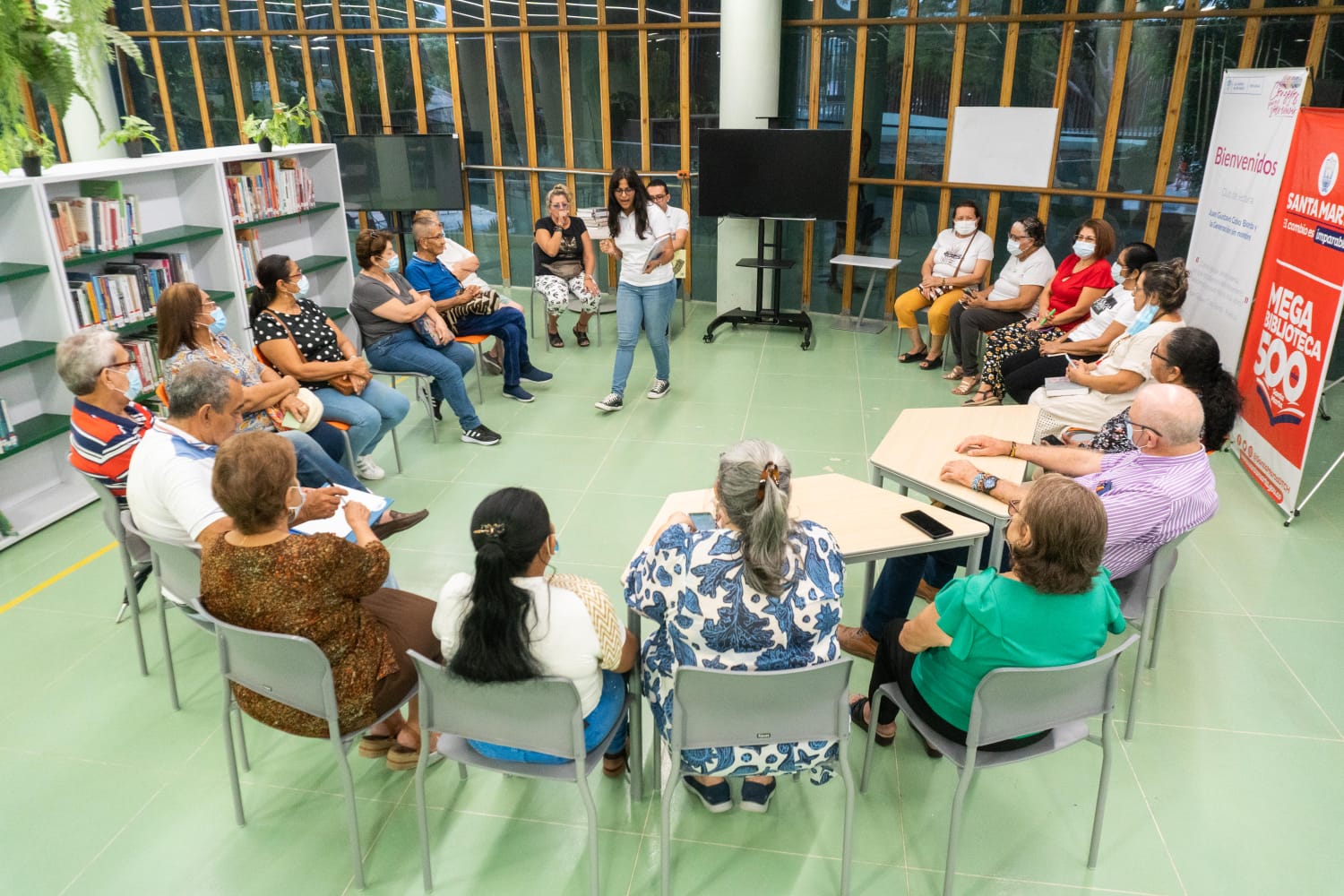 Distrito invita a participar en encuentro de bibliotecarios en la Megabiblioteca 500 Años