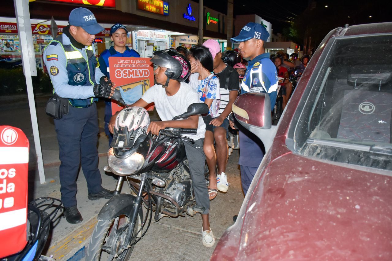 Alcaldía continúa sensibilizando a conductores para que sean responsables en la vía