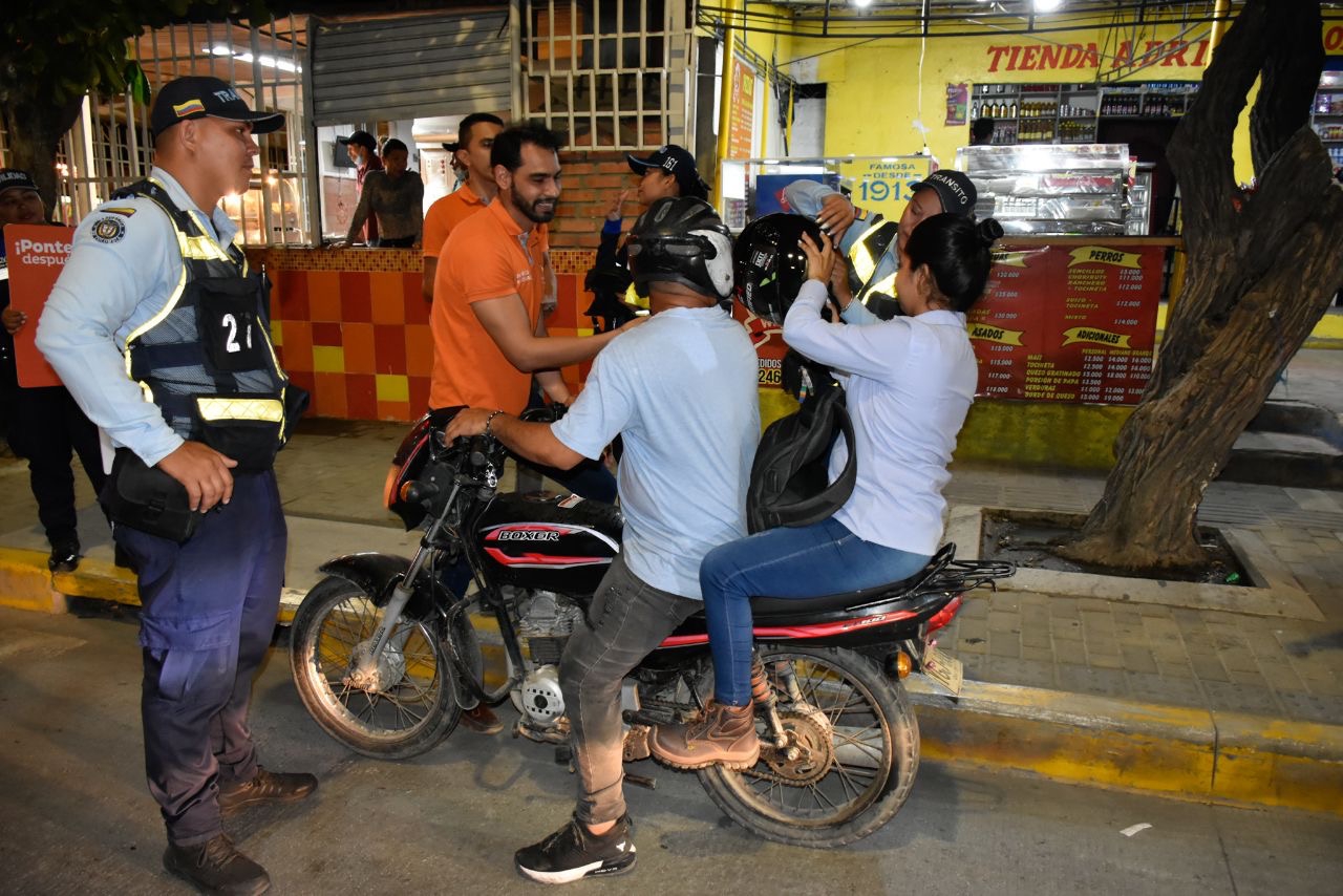 Alcaldía continúa en las calles de la ciudad sensibilizando a los actores viales