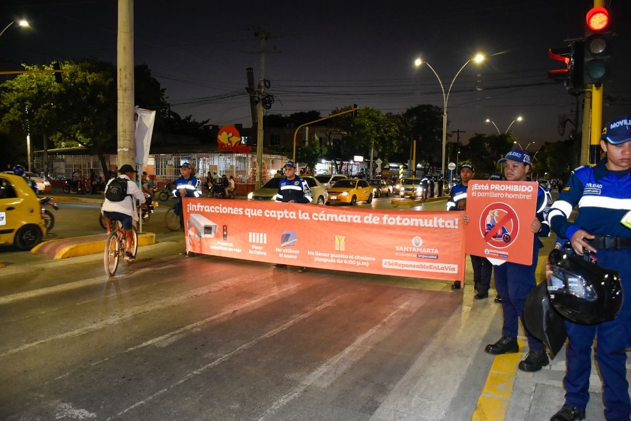 Alcaldía continúa en las calles de la ciudad sensibilizando a los actores viales