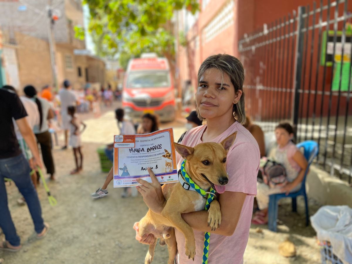 Programa de Atención y Bienestar Animal atendió caninos y felinos en Las Malvinas