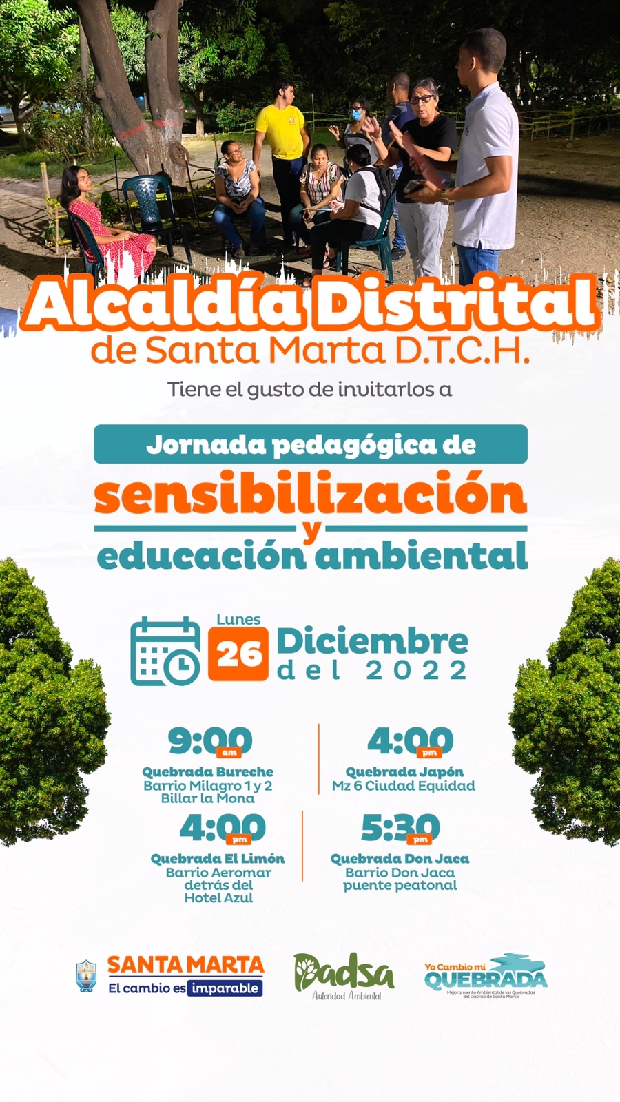 DADSA realiza jornadas pedagógicas de sensibilización ambiental